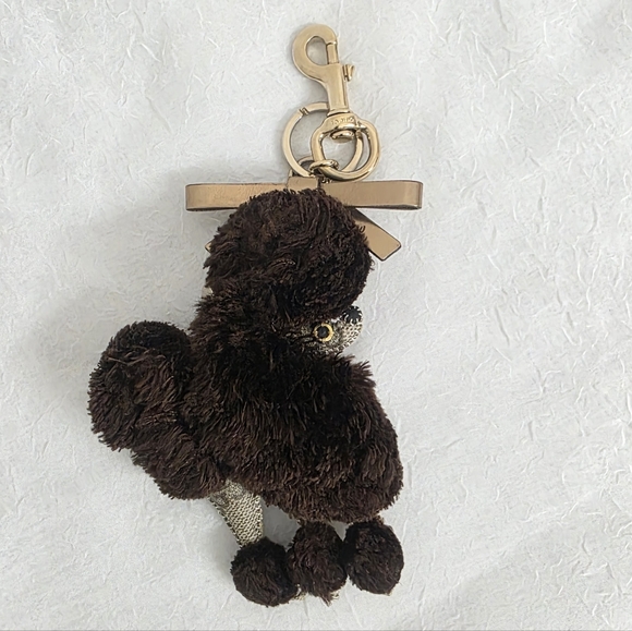 Gucci Accessories - Auth Gucci Guccioli Poodles Lulu Leather Keyring/Bagcharm